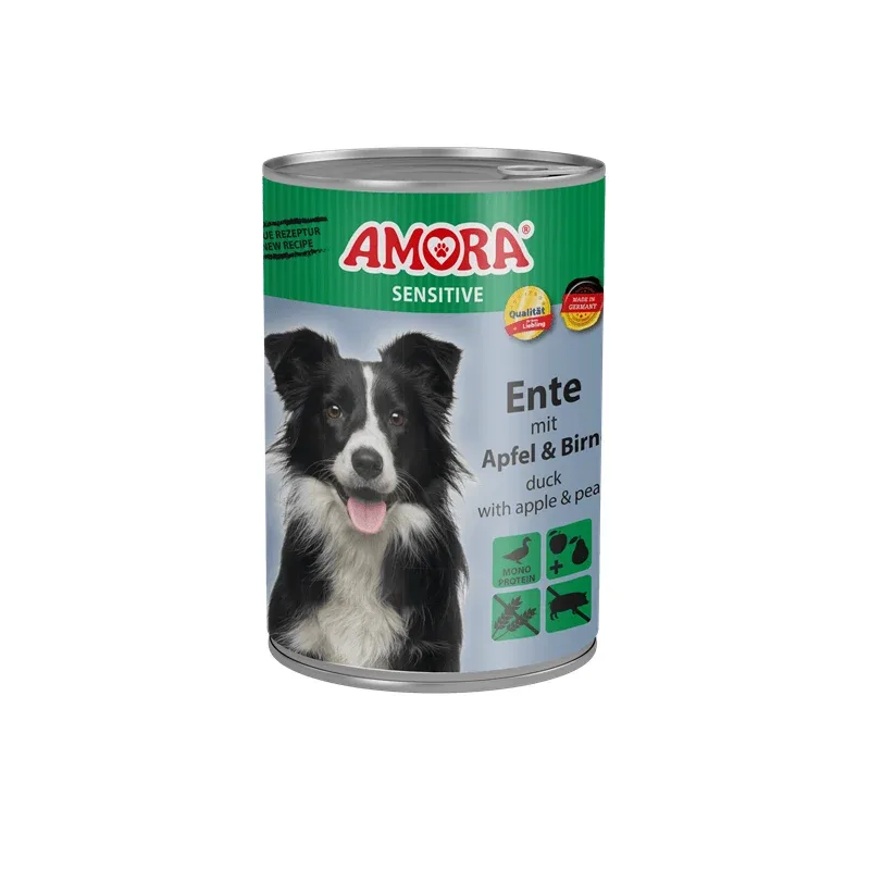 AMORA Dog Sensitive Ente+Apfel+Birne