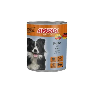 AMORA Dog Sensitive Pute+Reis