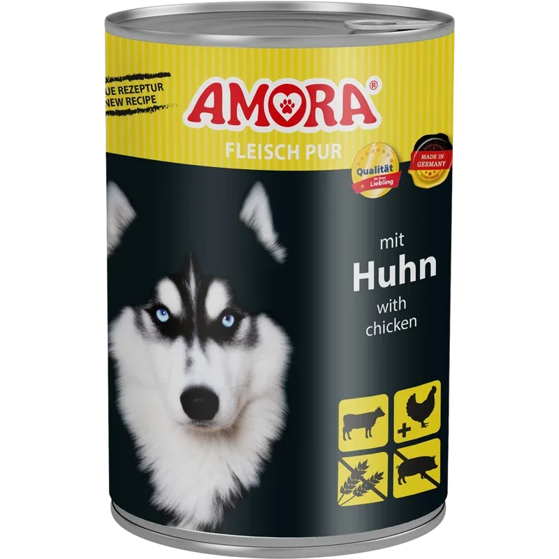 AMORA Fleisch Pur Adult Huhn 400 g