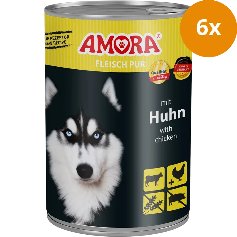 AMORA Fleisch Pur Adult Huhn 400 g - Image 2