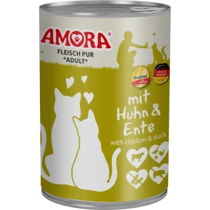 AMORA Fleisch Pur Adult Huhn & Ente 400 g