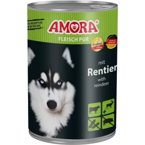 AMORA Fleisch Pur Adult Rentier 400 g