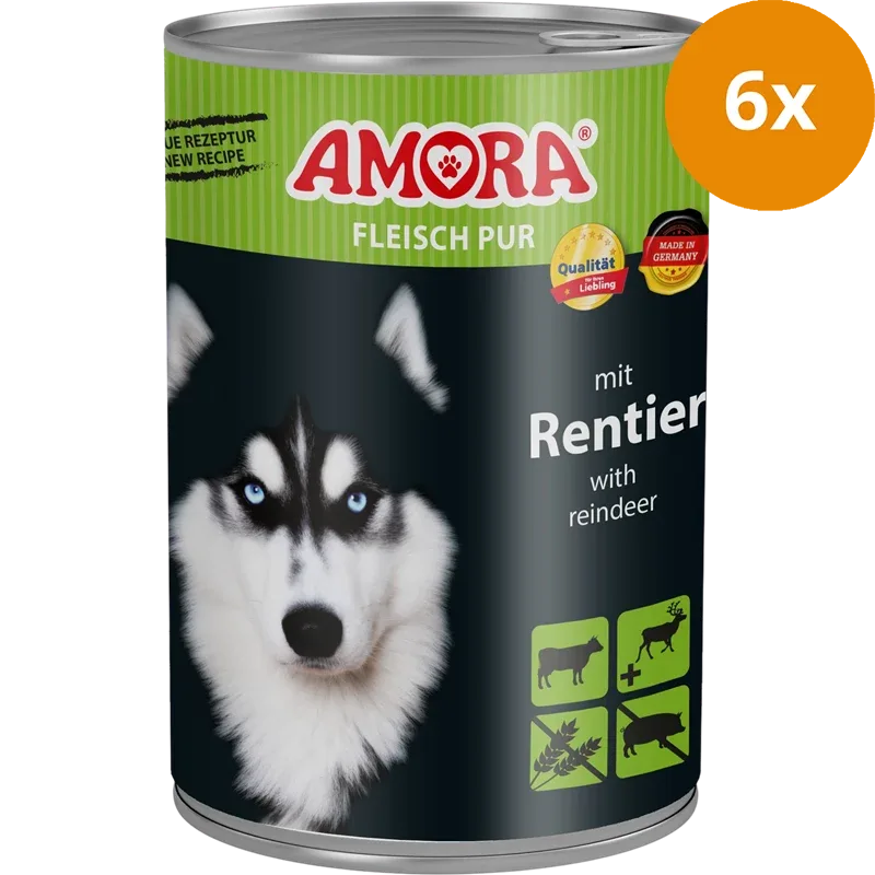 AMORA Fleisch Pur Adult Rentier 400 g - Image 2