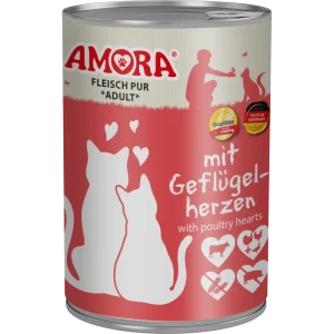 AMORA Fleisch Pur Geflügelherzen 400 g