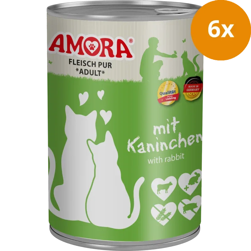 AMORA Fleisch Pur Kaninchen 400 g - Image 2