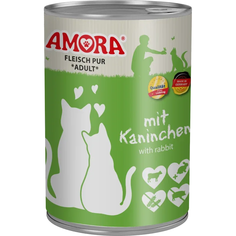 AMORA Fleisch Pur Kaninchen 400 g