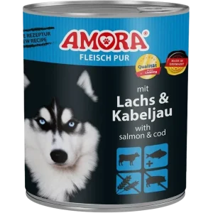 AMORA Fleisch Pur Lachs & Kabeljau 800 g