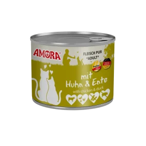 AMORA Fleisch Pur mit Huhn+Ente