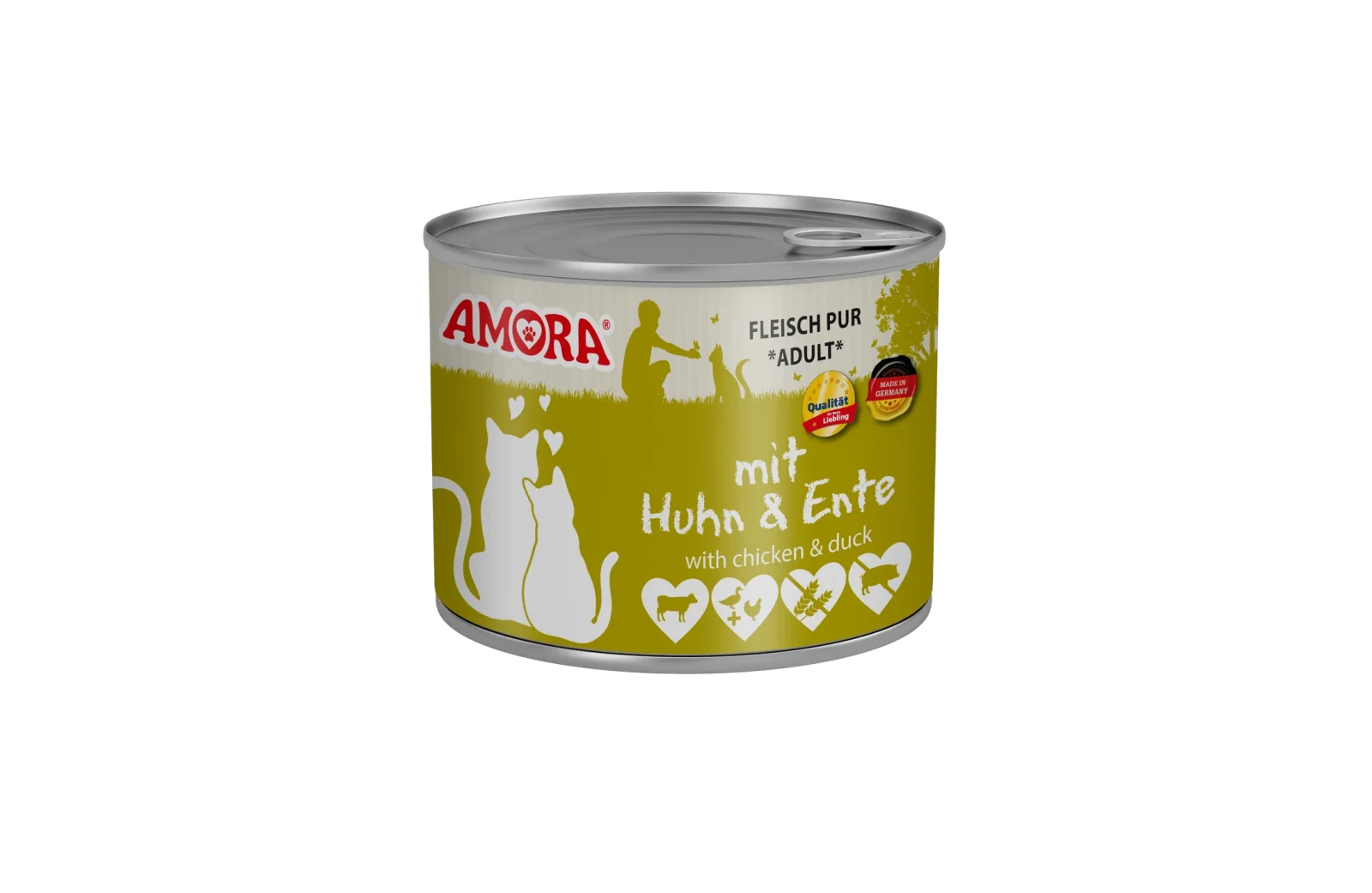 AMORA Fleisch Pur mit Huhn+Ente