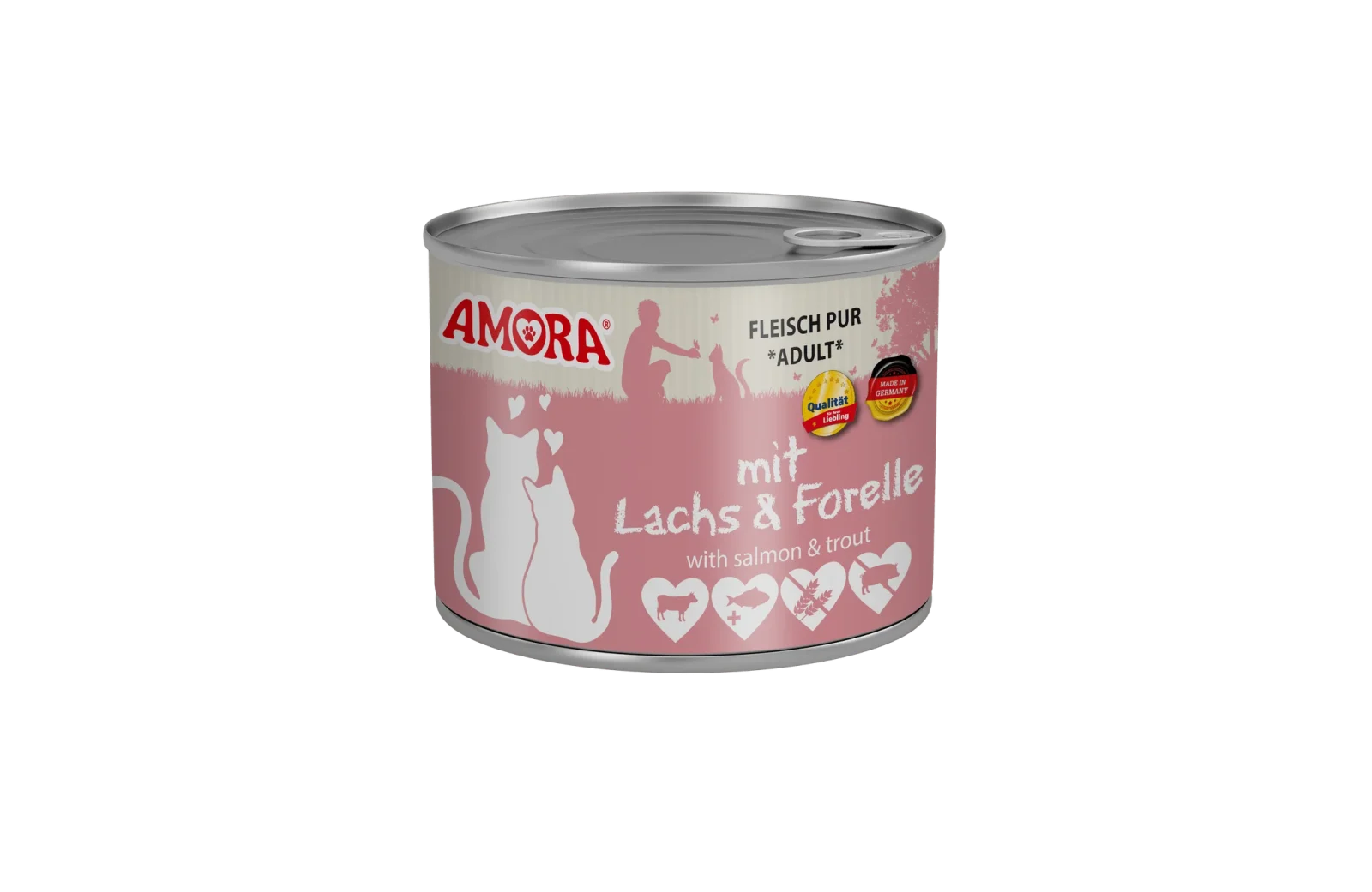 AMORA Fleisch Pur mit Lachs+Forelle