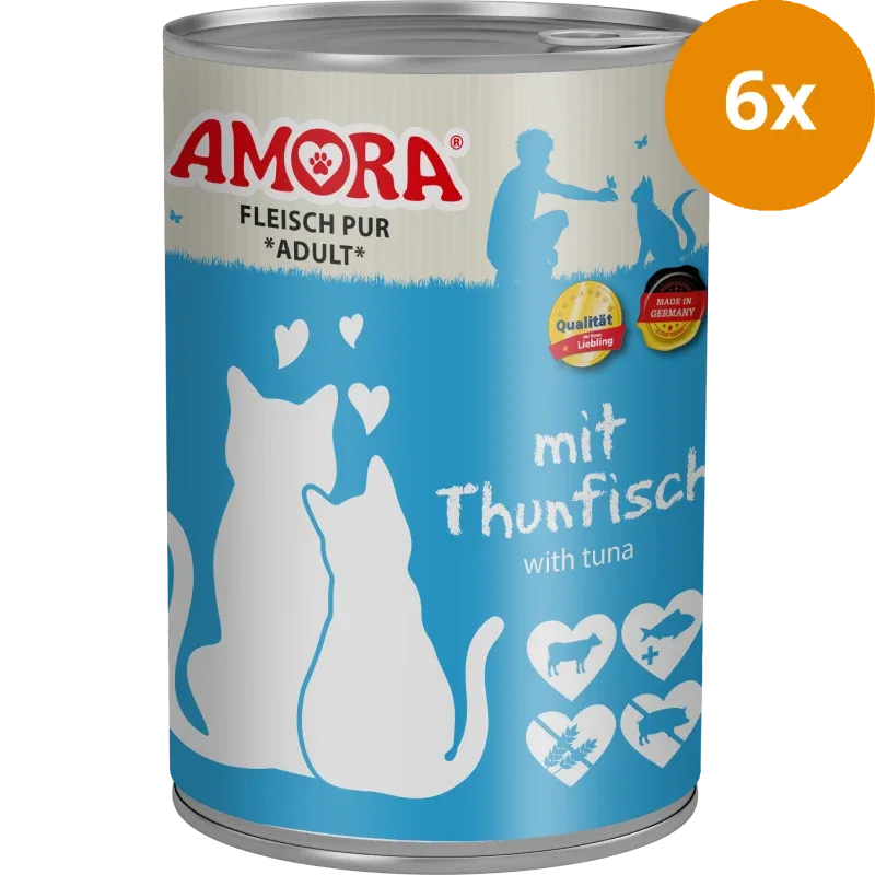 AMORA Fleisch Pur Thunfisch 400 g - Image 2