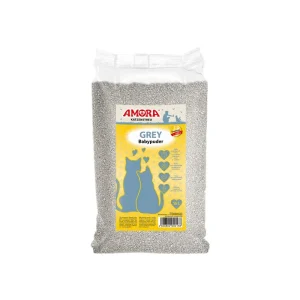 AMORA Katzenstreu Grey Compact Babypuder