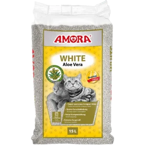 AMORA Katzenstreu White Aloe Vera