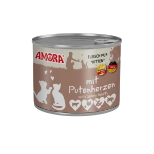 AMORA Pur Katzenkinder mit Putenherzen