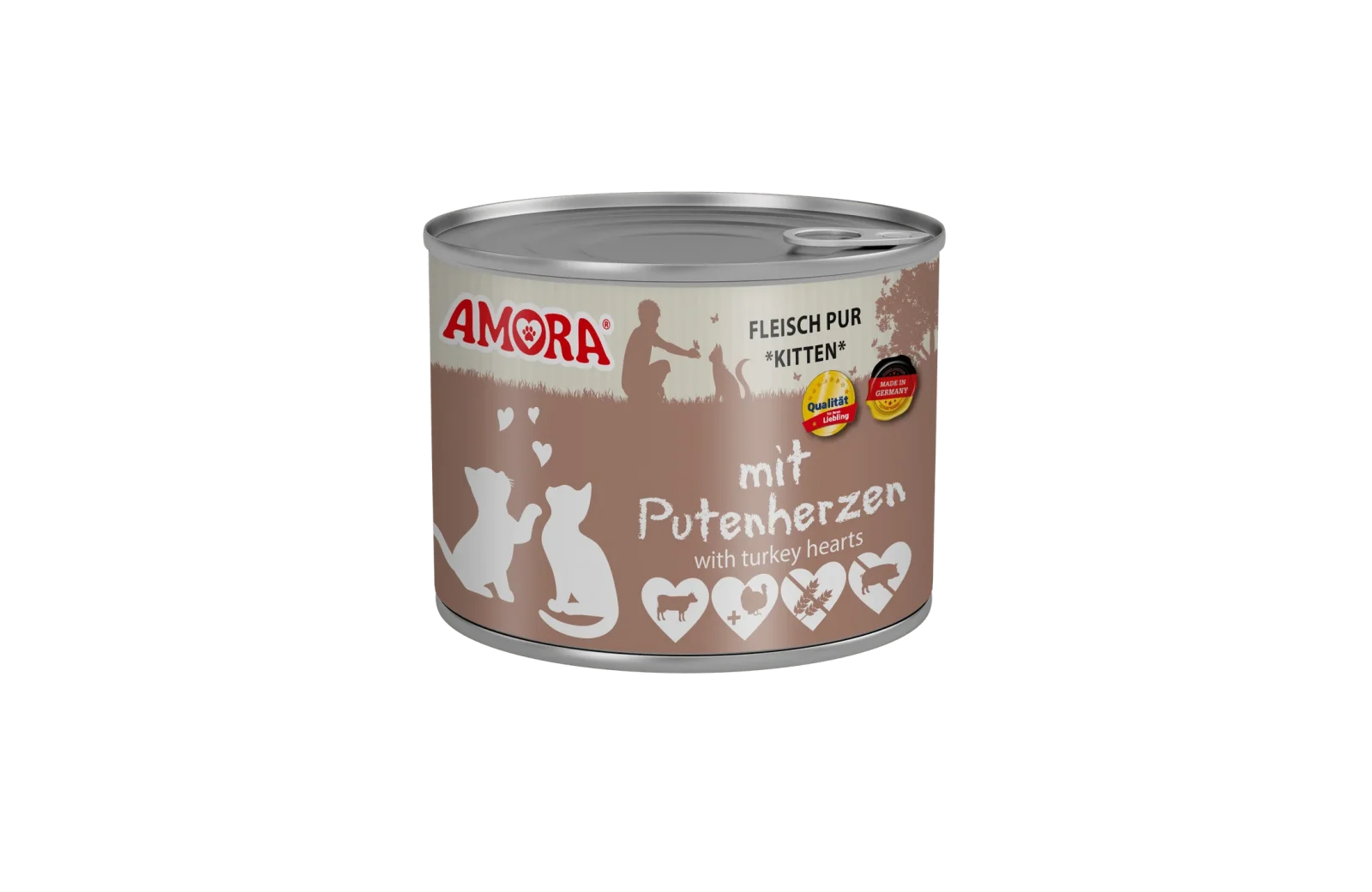 AMORA Pur Katzenkinder mit Putenherzen