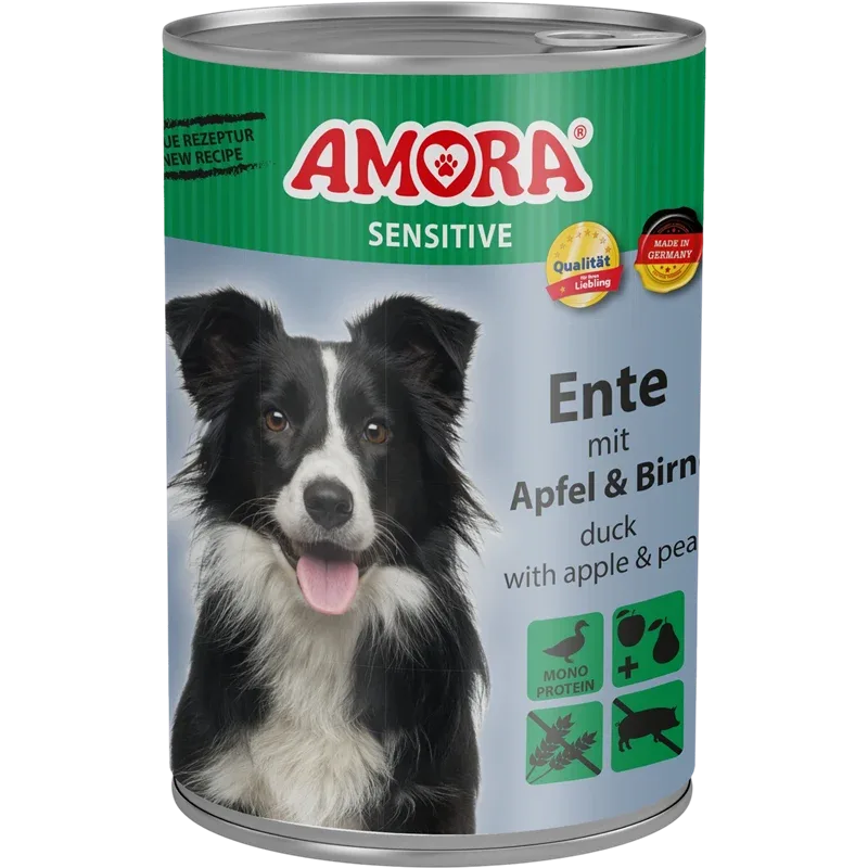 AMORA Sensitive Ente, Apfel & Birne 400 g