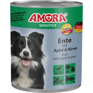 AMORA Sensitive Ente, Apfel & Birne 800 g