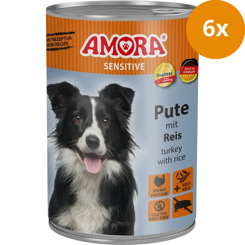 AMORA Sensitive Pute & Reis 400 g - Image 2