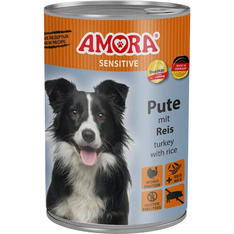AMORA Sensitive Pute & Reis 400 g