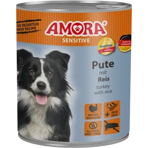 AMORA Sensitive Pute & Reis 800 g