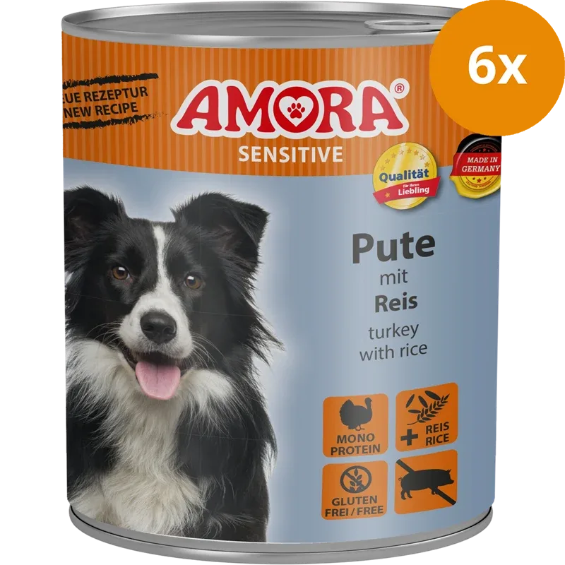 AMORA Sensitive Pute & Reis 800 g - Image 2