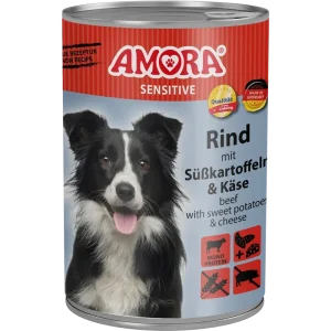 AMORA Sensitive Rind & Süßkartoffel 400 g