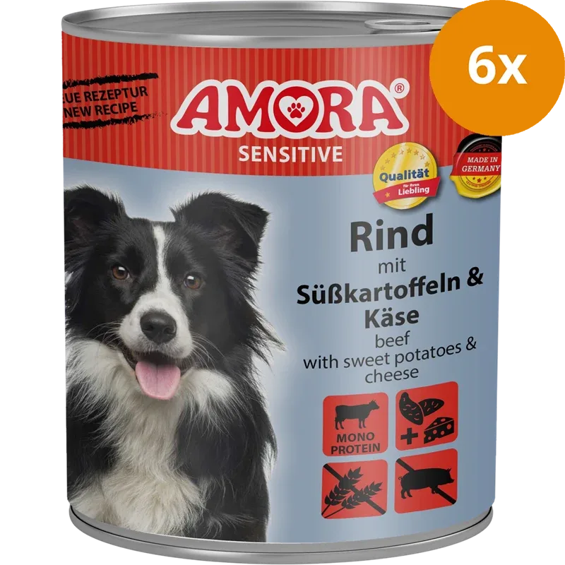 AMORA Sensitive Rind & Süßkartoffel 800 g - Image 2