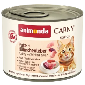 animonda Carny Adult Pute & Hühnchenleber 200 g