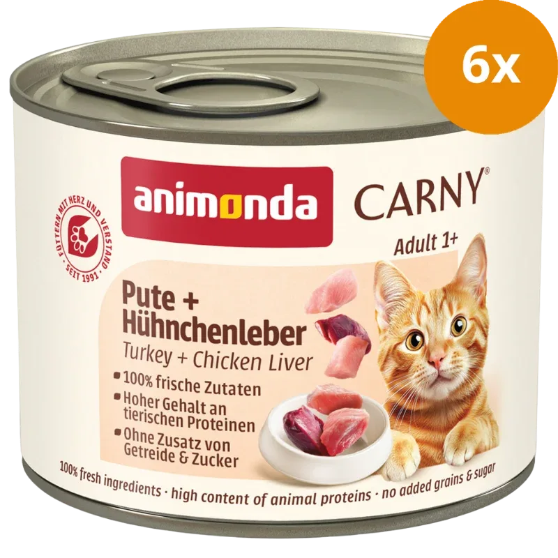 animonda Carny Adult Pute & Hühnchenleber 200 g - Image 2