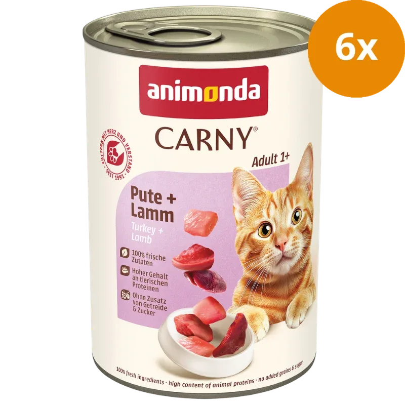 animonda Carny Adult Pute & Lamm 400 g - Image 2