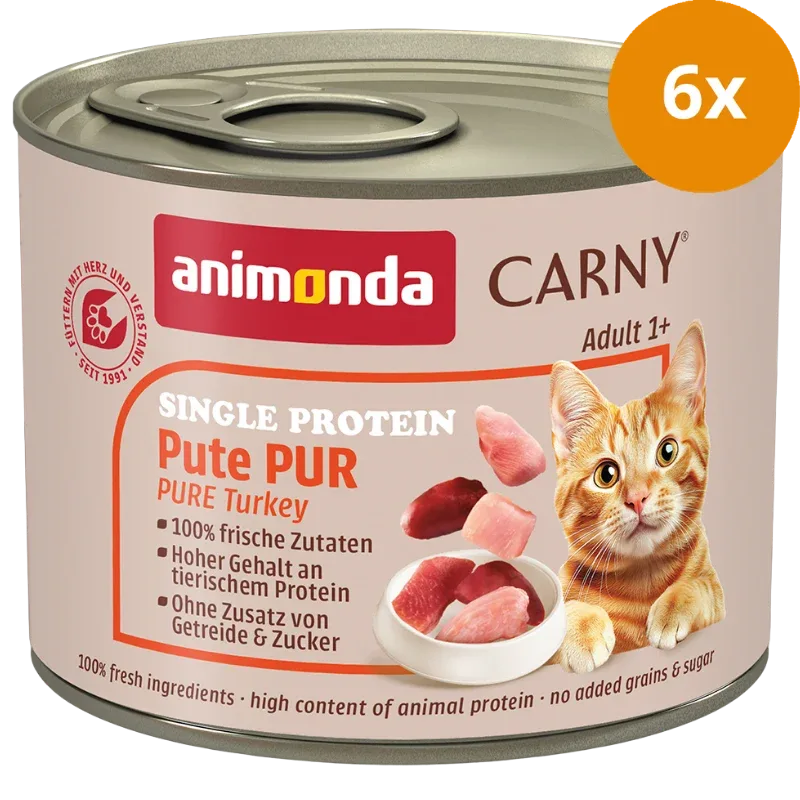 animonda Carny Adult Single Protein Pute pur 200 g - Image 2