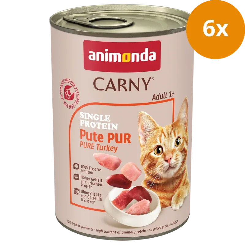 animonda Carny Adult Single Protein Pute pur 400 g - Image 2