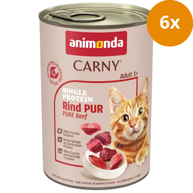 animonda Carny Adult Single Protein Rind pur 400 g - Image 2