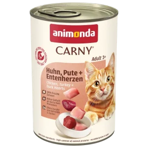 animonda Carny Huhn, Pute + Entenherzen 400 g