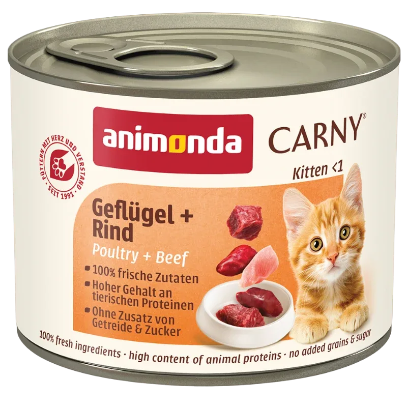 animonda Carny Kitten Geflügel & Rind 200 g