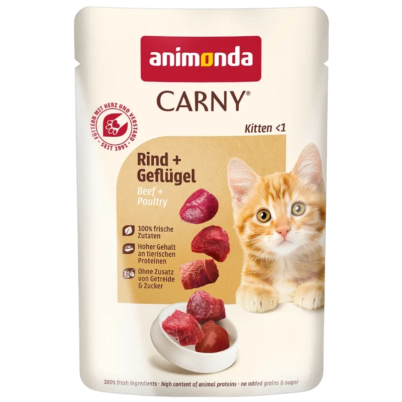 animonda Carny Kitten Rind & Geflügel 85 g