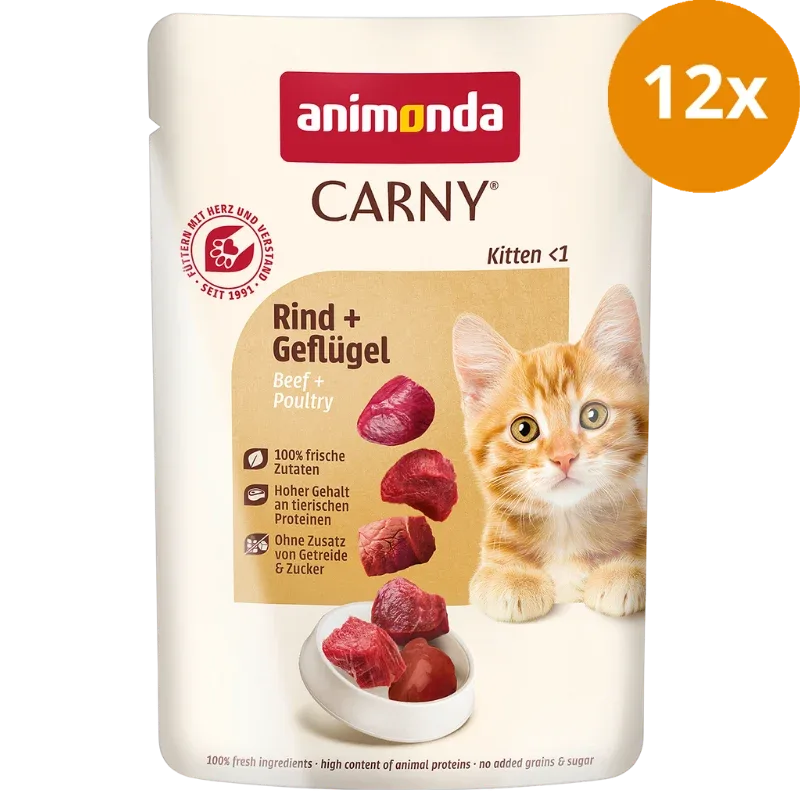 animonda Carny Kitten Rind & Geflügel 85 g - Image 2