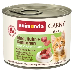 animonda Carny Kitten Rind, Huhn & Kaninchen 200 g