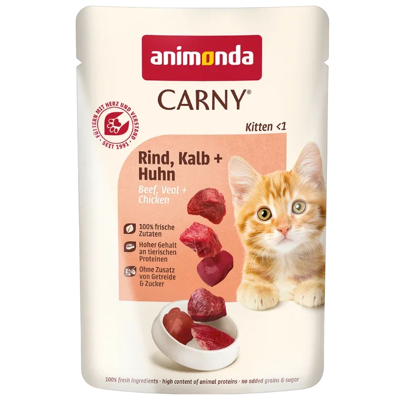 animonda Carny Kitten Rind, Kalb & Huhn 85 g