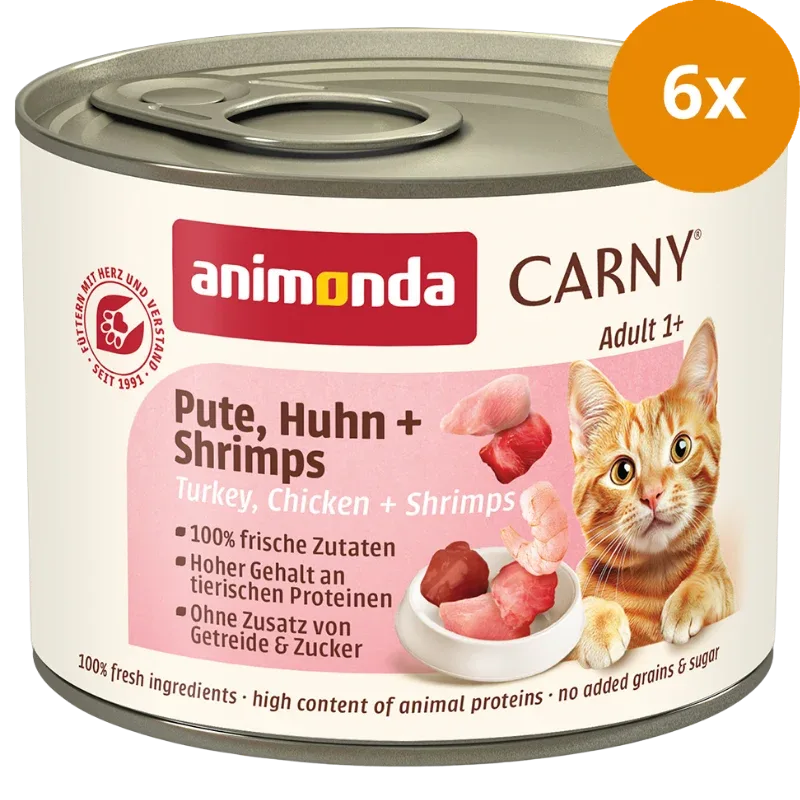 animonda Carny Pute, Huhn + Shrimps 200 g - Image 2