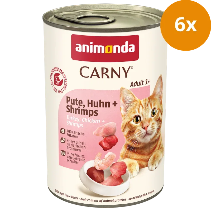 animonda Carny Pute, Huhn + Shrimps 400 g - Image 2