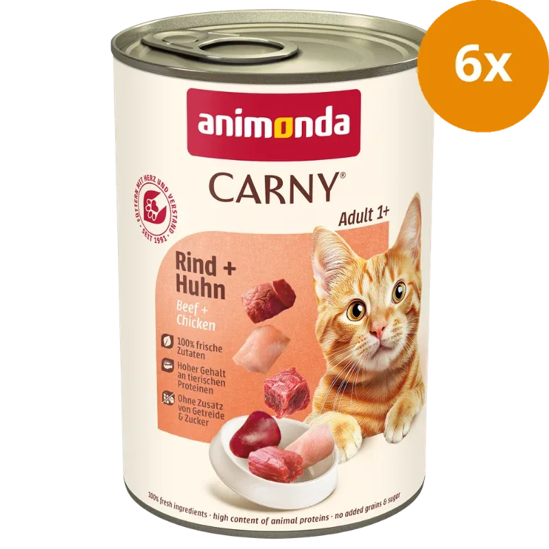 animonda Carny Rind + Huhn 400 g - Image 2