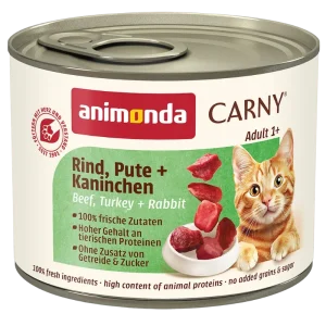 animonda Carny Rind, Pute + Kaninchen 200 g
