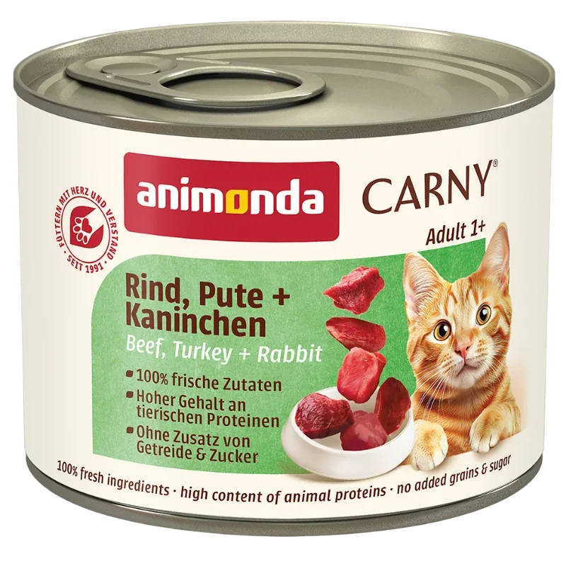 animonda Carny Rind, Pute + Kaninchen 200 g