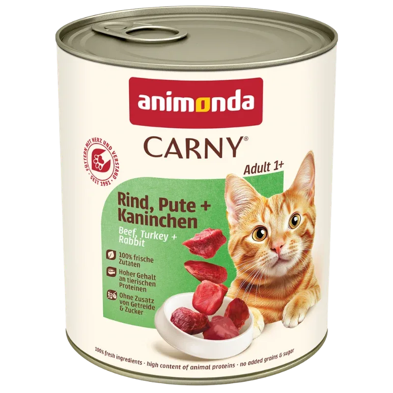animonda Carny Rind, Pute + Kaninchen 800 g