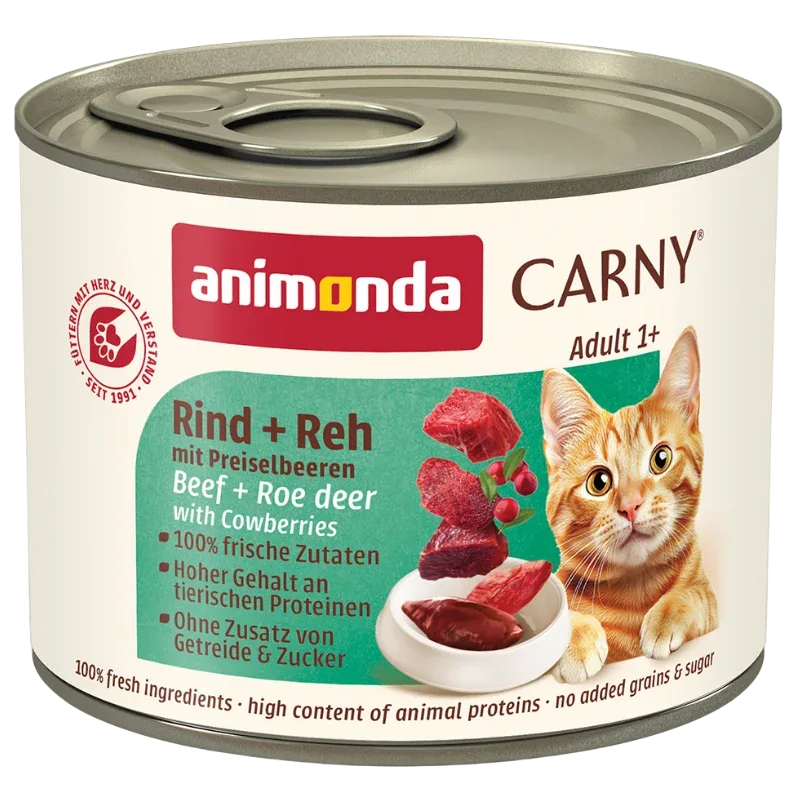 animonda Carny Rind, Reh + Preiselbeeren 200 g