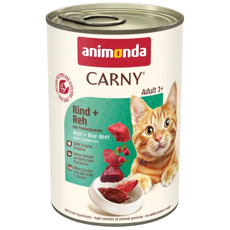 animonda Carny Rind, Reh + Preiselbeeren 400 g