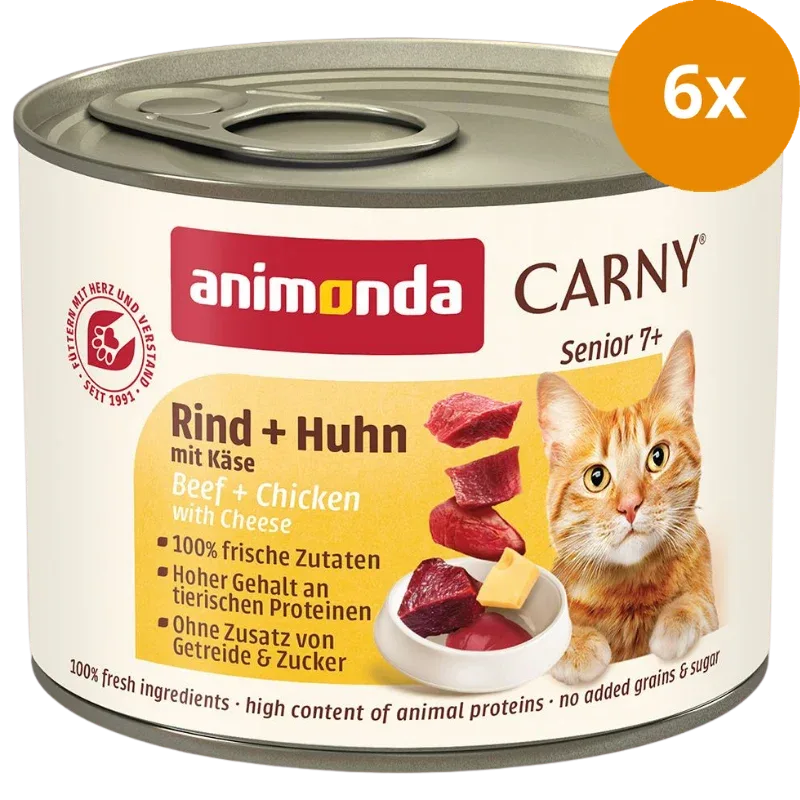animonda Carny Senior Rind & Huhn & Käse 200 g - Image 2