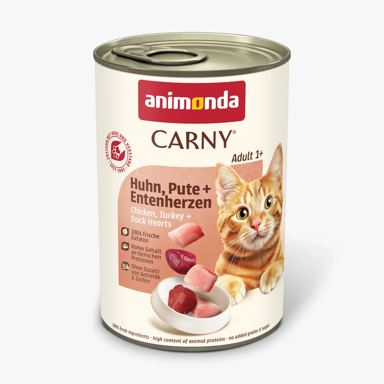 Animonda Cat Carny Adult Huhn & Pute & Entenherzen - Image 2