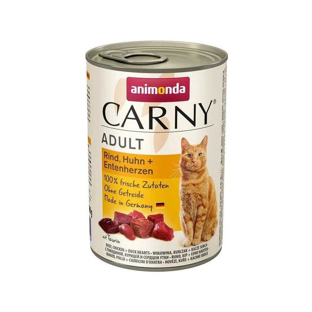 Animonda Cat Carny Adult Rind & Huhn & Entenherzen - Image 2